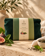 Coffret Peau de Thé Mïnek avec brume parfumée, crème mains et pochette offerte