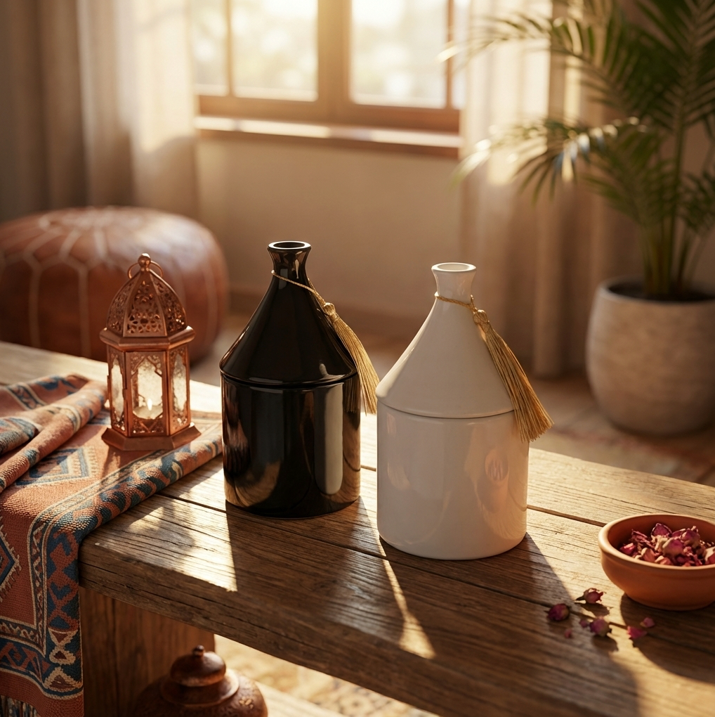 Bougie Parfumée Mïnek avec Couvercle Pompom