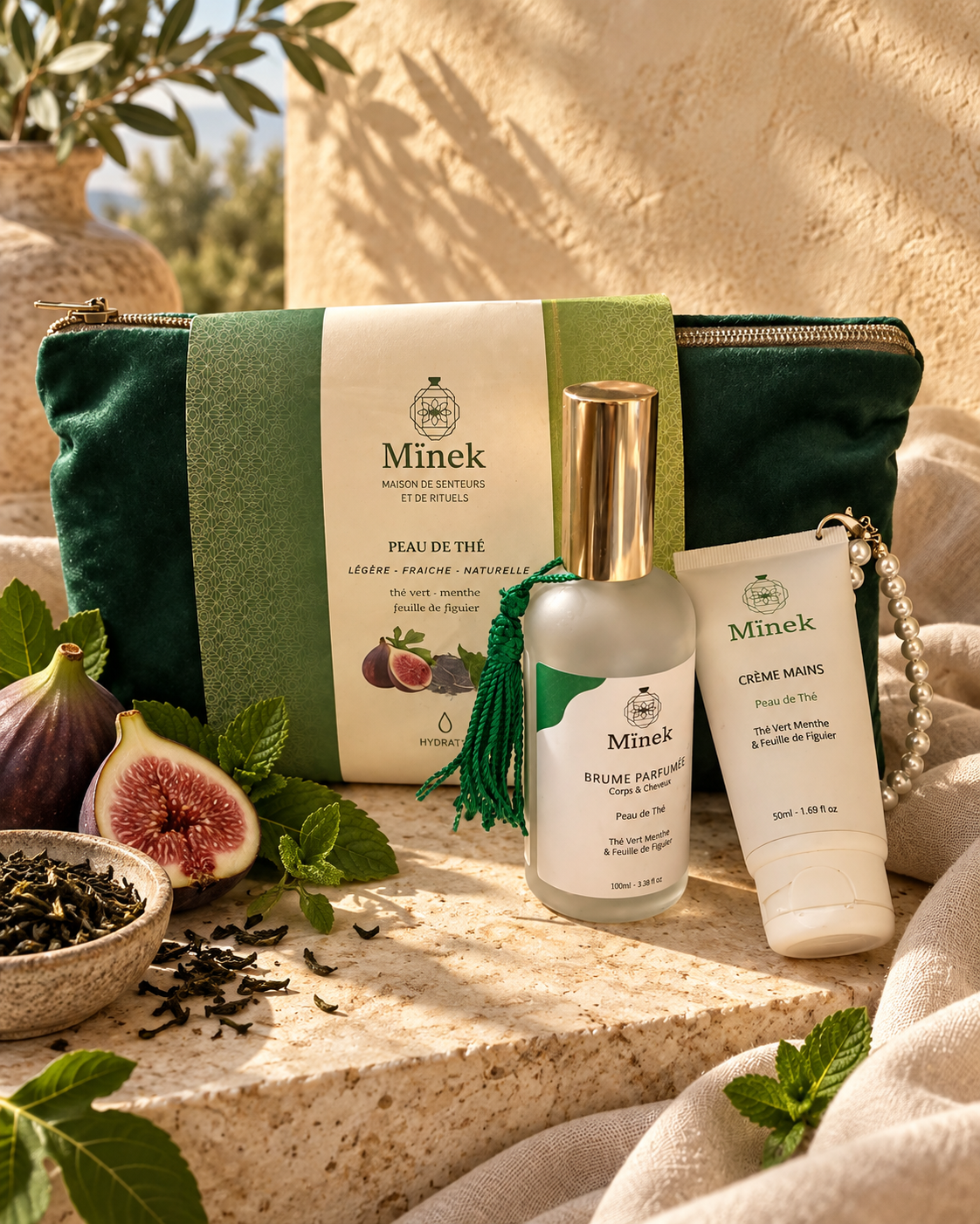 Coffret Peau de Thé - Brume & Crème Mains